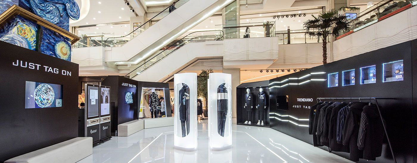 时尚男装TRENDIANO揭幕首家 POP-UP STORE 未来时尚快闪店