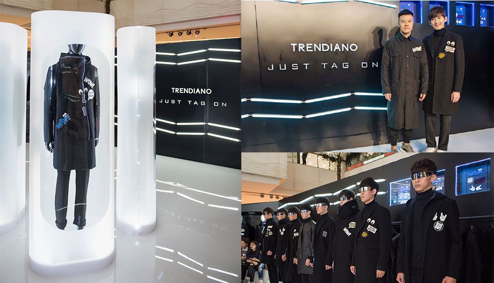 时尚男装TRENDIANO揭幕首家 POP-UP STORE 未来时尚快闪店